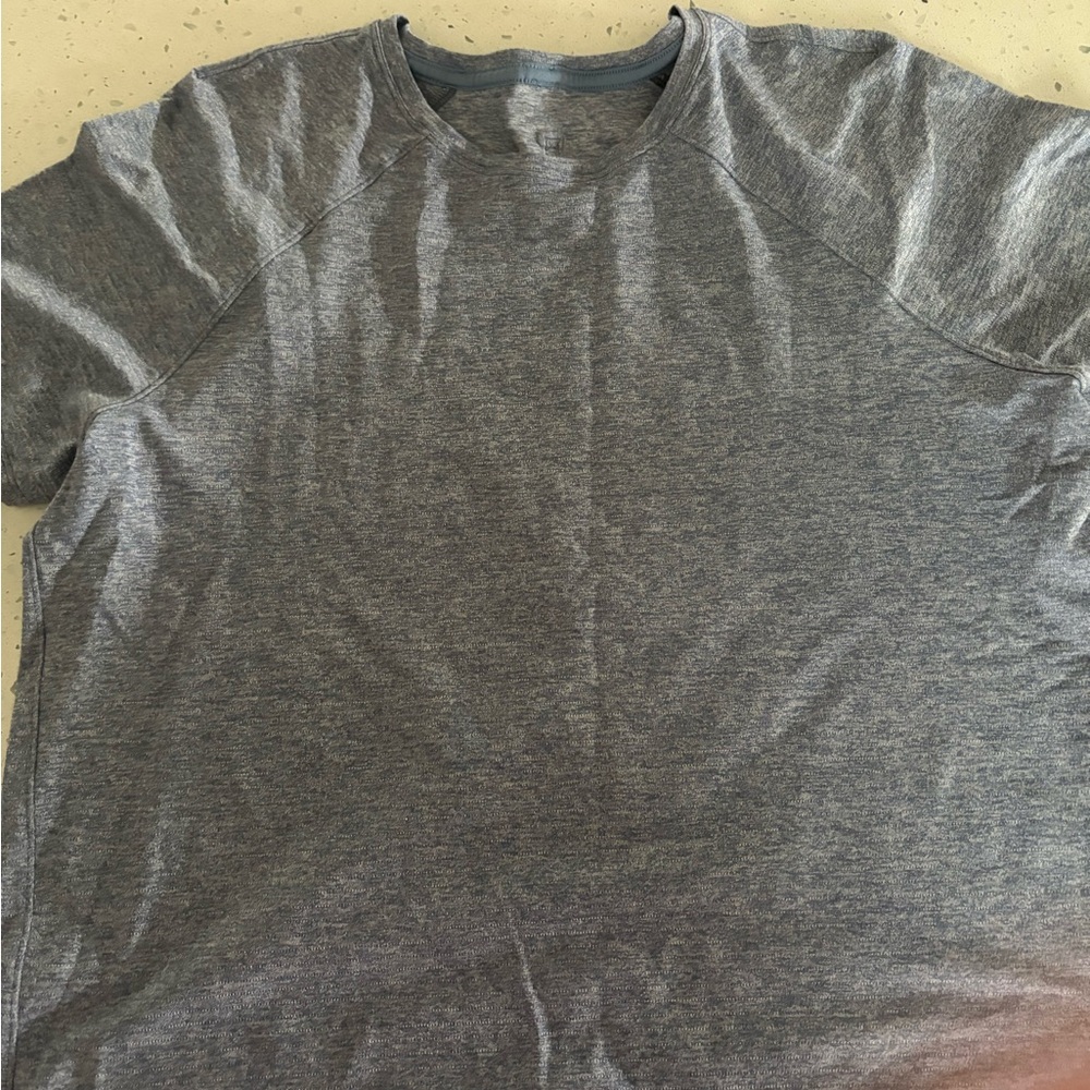 Lululemon light blue tech tee